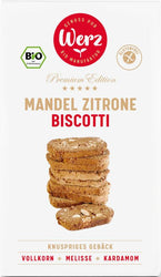 Naturkornmühle Werz - Mandel Zitrone Biscotti, glfr, BIO, 200g