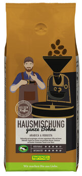 Rapunzel - Heldenkaffee Hausmischung, ganze Bohne HIH, bio 1000g