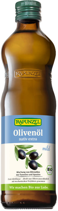 Rapunzel - Olivenöl mild nativ extra, bio, 0,5l
