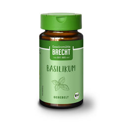 Brecht - Basilikum gerebelt bio im Glas 15g