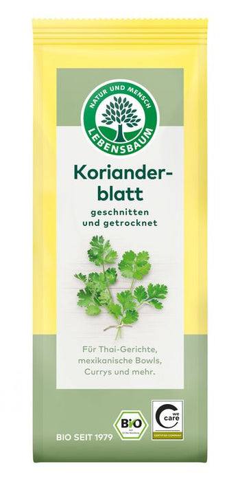 Lebensbaum - Korianderblatt geschnitten und getrocknet bio, 12,5g