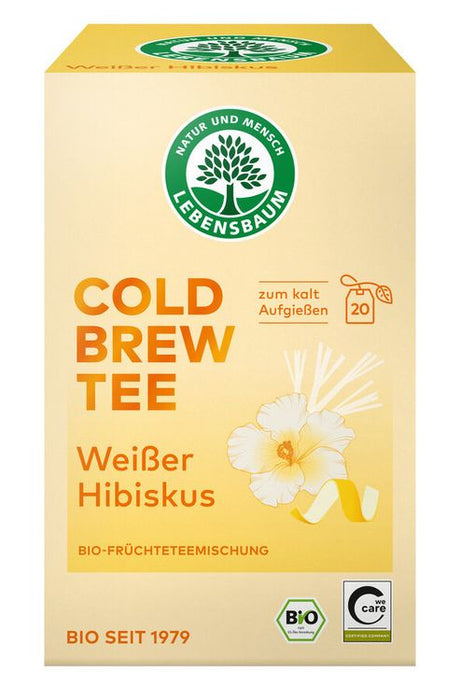LEBENSBAUM - Cold Brew Tee Weißer Hibiskus bio, 40g