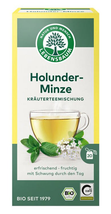 Lebensbaum - Holunder-Minze Kräutertee bio, 20x1,5g