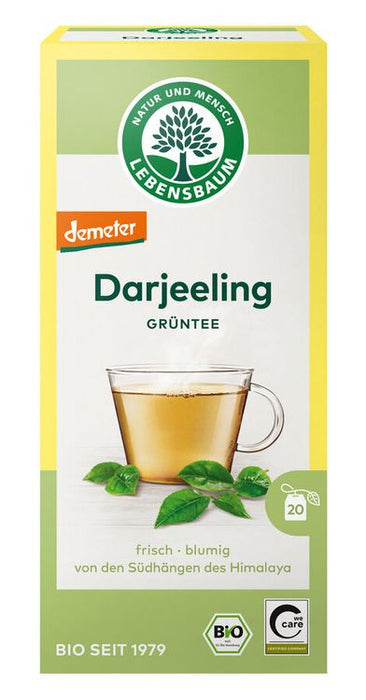 Lebensbaum - Darjeeling Grüntee bio, 20x1,5g