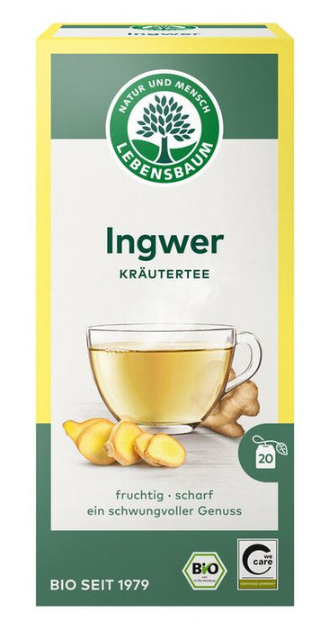 Lebensbaum - Ingwer Kräutertee bio, 20x1,5g
