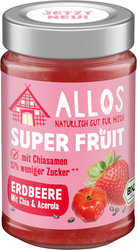 Allos - Super Fruit Erdbeere mit Chia & Acerola bio, 200g