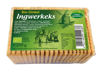 Liebharts - Dinkel-Ingwer-Keks bio, 200g