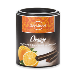 SanBeam - Geleestäbchen Orange in Zartbitter-Schokolade, 175g