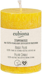 Eubiona - Stumpenkerze 56x80 maisgelb, 1St