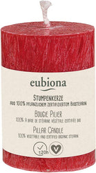 Eubiona - Stumpenkerze 56x80 dunkelrot, 1St