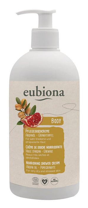 Eubiona - Pflegeduschcreme Arganöl - Granatapfel, 500ml