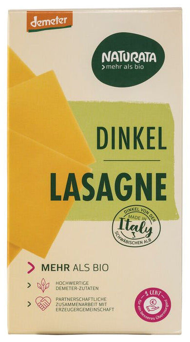 NATURATA - Lasagne, Dinkel hell bio, 250g