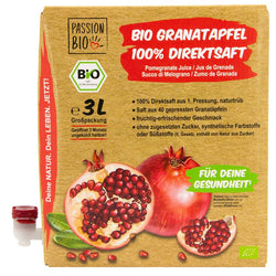 PassionBio - Granatapfelsaft 100% Direktsaft bio, 3l