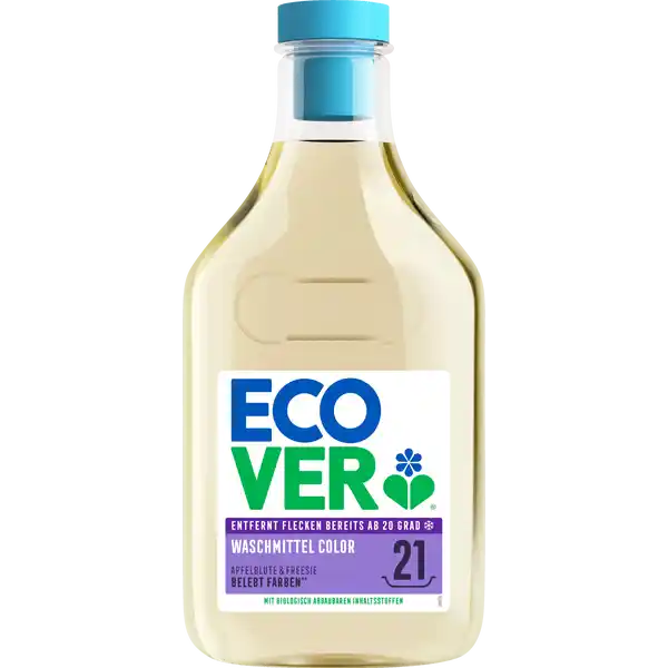 Ecover Essential - Colorwaschmittel Flüssigkonzentrat Apfelblüte & Freesie, 1,5l