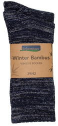 Reformhaus - Bambus Wintersocke, Gr. 39/42 dunkel blau