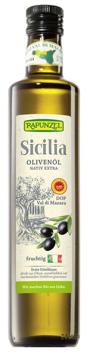 Rapunzel - Olivenöl Sicilia P.G.I., nativ extra, 0,5 l